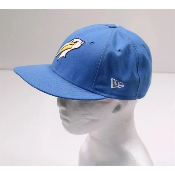 Myrtle Beach Pelicans New Era 59Fifty MiLB Minor Baseball Hat Cap Fitted 7 1/2 - Picture 2 of 6